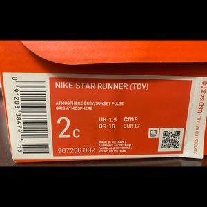 NIKE infant shoes…new…size 2